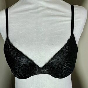 Aeropostale Lightly Padded Lace Push-Up Bra 34C